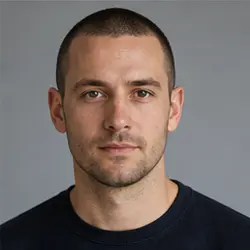 Portrait representing Damian Holt, an AI professional