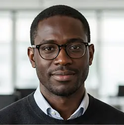Portrait representing Julian Mercer, an AI professional