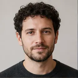 Portrait representing Marcus Bell, an AI professional
