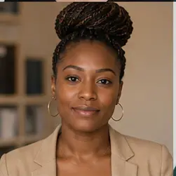 Portrait representing Zara Holden, an AI professional
