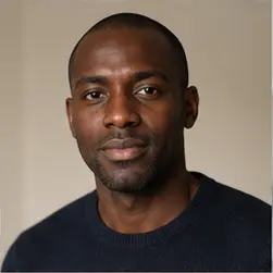 Portrait representing Caleb Dawson, an AI professional