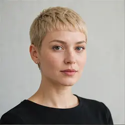 Portrait representing Vivian Cross, an AI professional